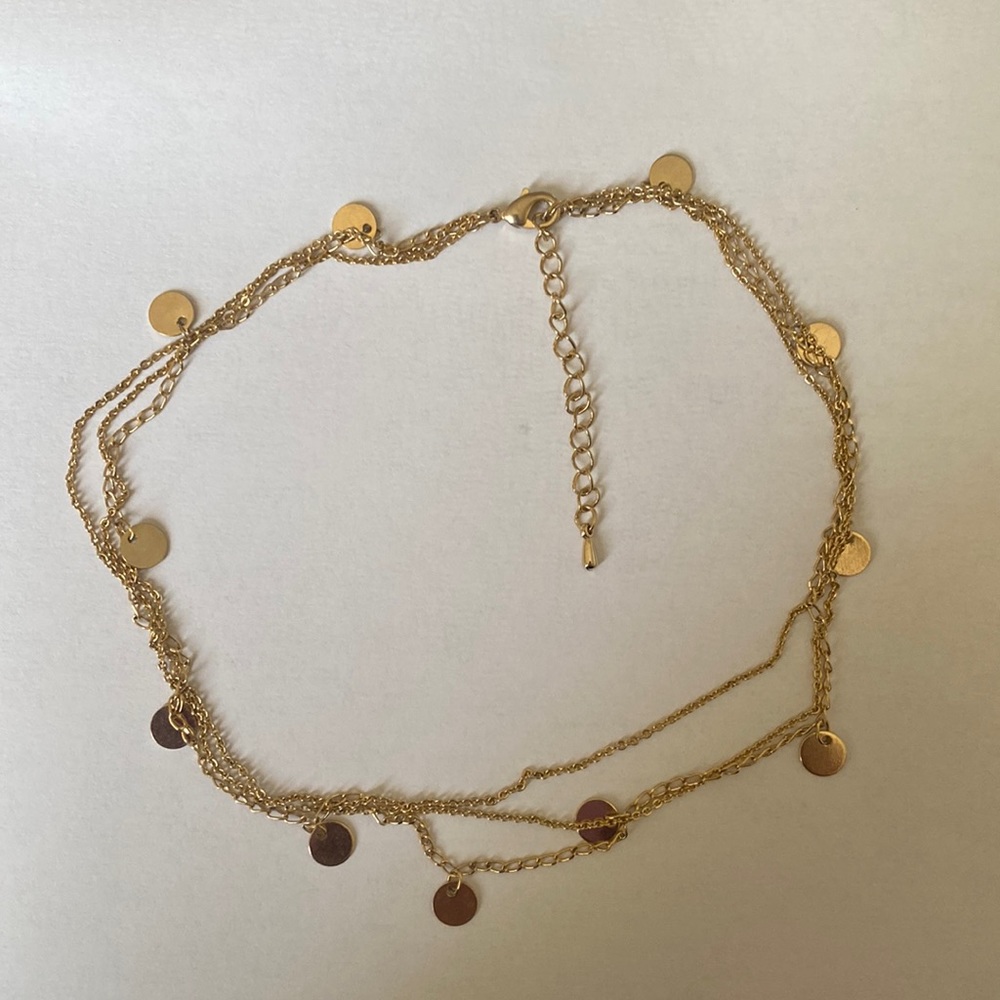 Gold choker